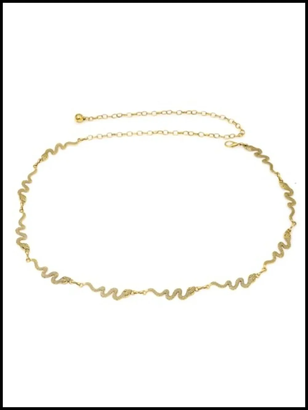 Metal Chain Belt Retro Waist Chain for Jeans Dress